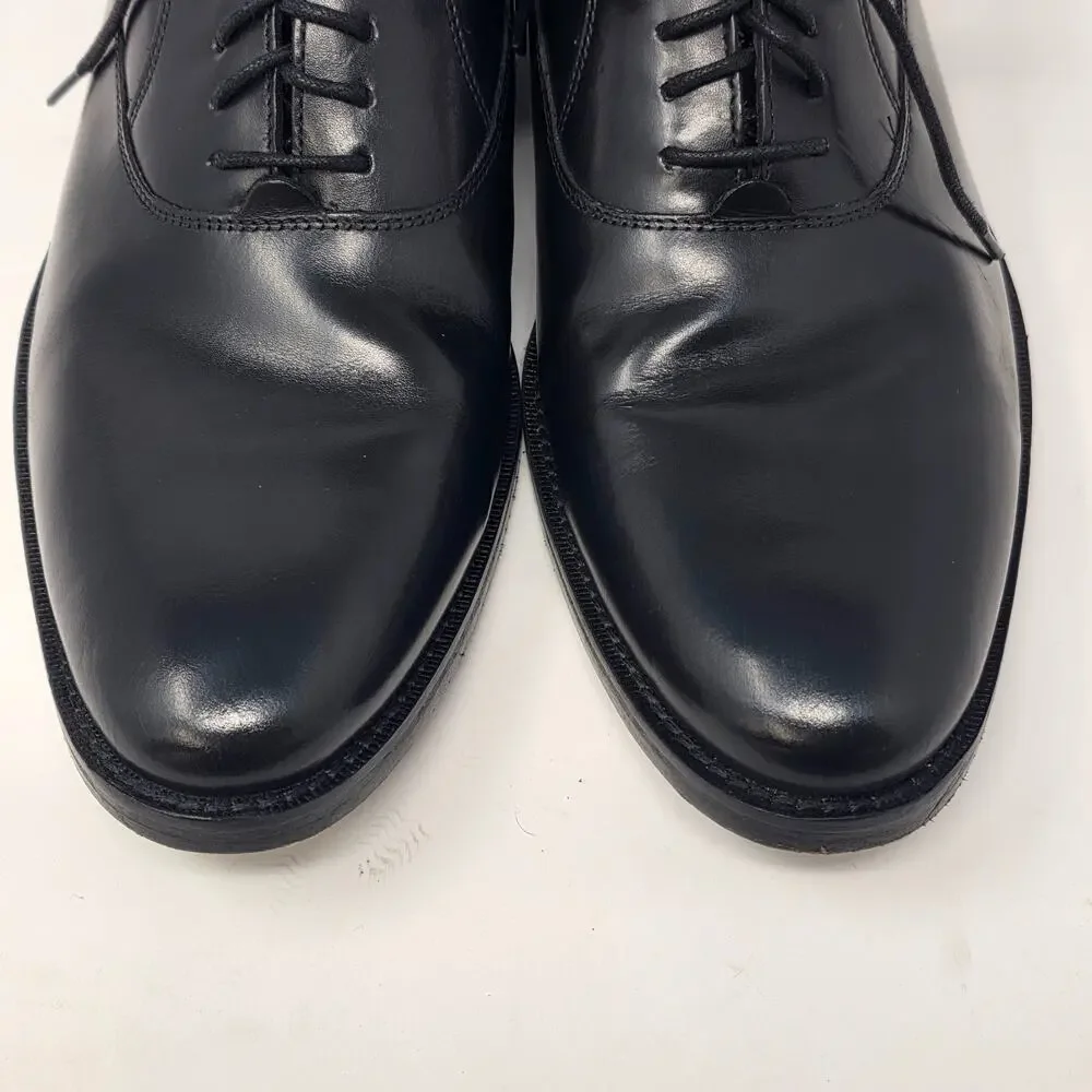 Cole Haan Madison Oxford Plane Toe Dress Shoes C12847 Mens 10 M Black Lace Up